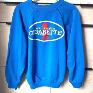 Vintage cigarette racing team crewneck